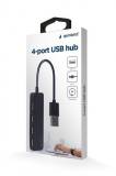 Разветвитель Gembird USB 2.0 4 ports black UHB-U2P4-06