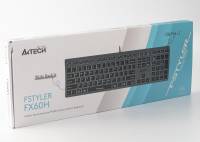 Клавиатура A4Tech FX60H USB Grey Neon backlit 4711421978309