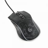 Мышка Gembird MUSG-RGB-01 USB Black