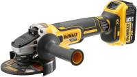 Болгарка DeWALT 18В XR Li-lon, 2x5Ah, 125 мм, 9000 об/хв DCG405P2