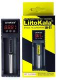 Зарядка LiitoKala 1 Slot, LCD дисплей, Li-ion/Ni-MH/Ni-Cd/AA/ААA/AAA Lii-S1