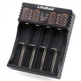 Зарядка LiitoKala 4 Slots, LCD дисплей, Li-ion/Ni-MH/Ni-Cd/AA/ААA/AA lii-402