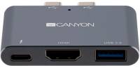 Разветвитель Canyon Docking Station with 3 ports, Thunderbolt 3, Input CNS-TDS01DG