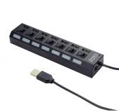 Разветвитель Gembird 7 port USB 2.0 UHB-U2P7-03