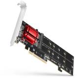 Аксессуар AXAGON PCIe to 2xNVMe M.2 controller PCEM2-ND
