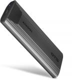 Карманы AXAGON USB-C 10Gbps metal box for M.2 NVMe & SATA SSD THI EEM2-GTS2
