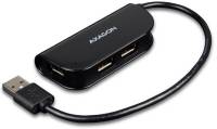 Разветвитель AXAGON USB 2.0 to 4xUSB 2.0 0.2m black HUE-X4B