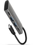 Разветвитель AXAGON USB-C to 2xUSB-A + 2xUSB-C 10Gbps 0.13m gray HMC-4G2