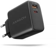 Зарядка AXAGON 1xUSB QC4.0 + 1xUSB-C PD45W PPS black ACU-PQ45