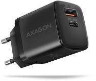 Зарядка AXAGON 1xUSB QC4.0 + 1xUSB-C PD30W PPS black ACU-PQ30