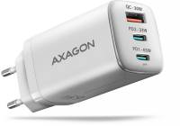 Зарядка AXAGON 1xUSB + 2xUSB-C 65W QC4+ PD3.0 PPS white ACU-DPQ65W