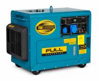 Генератор Full дизельний FDK10000SC, 230V, 50Hz, 7.5kW, 30 л, 2л/