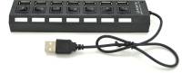 Разветвитель VOLTRONIC USB 2.0 to 7xUSB with switches black YT-H7SHS-B