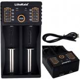 Зарядка LiitoKala 2 Slots, Li-ion/Ni-MH/Ni-Cd/AA/ААA/AAAA/С lii-202