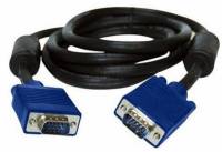 Кабель Atcom Кабель сигнальный для монитора 1.8м черный с синим DE-15Hd 15261