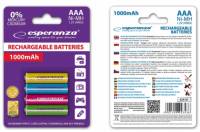 Аккумулятор Esperanza EZA107 (AAA x 4)