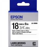 Картридж Epson Tape - LK5WBN Std Blk/Wht 18/9 C53S655006