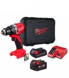 Шуруповерт Milwaukee ударний М18 BLPDRC-422С, 60Нм, 2Ah+4Ah, кейс 4933492825