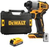 Шуруповерт DeWALT 18 В XR Li-lon PowerStack 1.7Ah, 192 Нм, кейс TSTA DCF840E1T