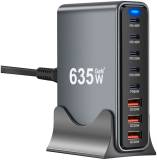 Зарядка XoKo 2xUSB-C PD3.1 140W + 2xUSB-C PD100W + 1xUSB-C PD65 QC-600