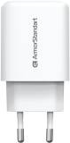 Зарядка Armorstandart 1xUSB-C + 1xUSB 20W GaN white ARM89531