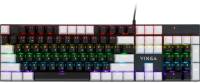 Клавиатура Vinga KBGM-095 LED Brown Switch USB White/Black KBGM-095BR White/Black