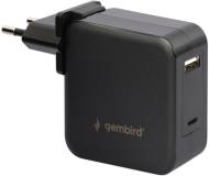 Зарядка Gembird 60W PD & QC, Type-C, USB-A NPA-PD60-01