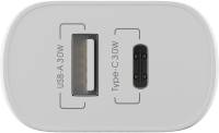 Зарядка Globex 1xUSB + 1xUSB-C 30W FastPower white 30WAC