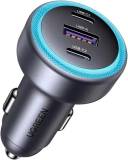 Зарядка Ugreen 2xUSB-C PD30W + 1xUSB QC3.0 EC307 gray 45843