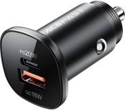 Зарядка ACEFAST 1xUSB-C PD20W + 1xUSB QC3.0 18W car adapter metal 6974316280330
