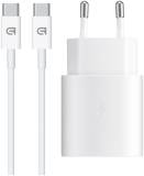 Зарядка Armorstandart AR-TA800W USB-C 25W White + cable USB-C to USB-C ARM63804