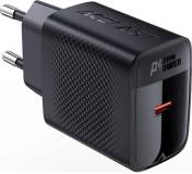 Зарядка ACEFAST USB-C 20W + Type-C cable A82 Fast Charger Black 6974316280057