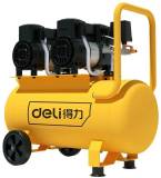 Компрессор Deli безмасляний 50 Л / 1300 Вт x 2 DL-WKY50-W1