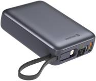 Павербанк Swissten 20000mAh SPACE 22/5W PD QC w/built-in cables USB-C 8595217490598