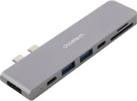 Разветвитель Choetech Dock-Station USB-C 7-in-1 (HDMI/картридер/USB-A/US HUB-M14-GY-V2