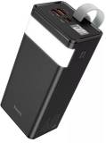 Павербанк HOCO 40000mAh Powermaster PD/20W, QC/22.5W, Lamp, Black J86 / 714737
