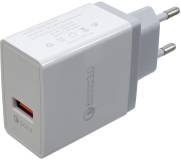 Зарядка Patron USB QC3.0 2.4A white PN-QC3-220V-W