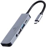 Разветвитель CABLEXPERT USB-C 5-in-1 (hub/HDMI/PD/audio 3.5mm) A-CM-COMBO5-02