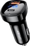 Зарядка ACEFAST 2xUSB 66W (USB-C + USB-A) B4 with digital display 6974316280392