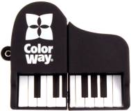 Флешка ColorWay Piano 64 GB 3.0 Black CW-USBPO64