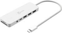 Разветвитель J5Create USB-C 6-in-1 2xUSB 3.2 + USB-C PD + HDMI 4K + SD/T JCD373EW-N