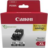 Картридж Canon PGI-550XL Black DoublePpack, 2*22ml, paper box 6431B010