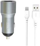 Зарядка XO 1xUSB + cable USB to Lightning TZ09 gray 6920680873517