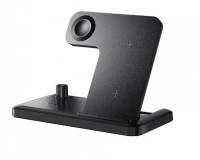 Зарядка ESSAGER 4-in-1 wireless charger 15W foldable desktop black EWXZM-JC01-Z