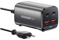 Зарядка ESSAGER 2xUSB-C + 2xUSB 67W GaN ECT2AC-JYB0G-Z