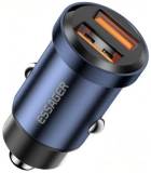 Зарядка ESSAGER 2xUSB 30W blue ECC2A-TL03