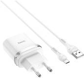 Зарядка HOCO C12Q Smart QC3.0 charger set(Micro) White 6931474716286