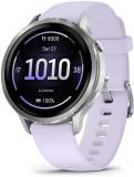 Часы Garmin Venu 4 (41mm), Gray w/ Silver + Periwinkle, GPS см 010-03013-01