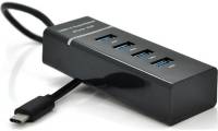 Разветвитель VOLTRONIC USB-C to 4xUSB 3.0 0.2m black YT-TC3H4-B20/12940