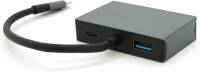 Разветвитель VOLTRONIC USB-C 4-in-1 USB 3.0 + USB-C + HDMI + VGA 0.23m si YT-HTC4in1